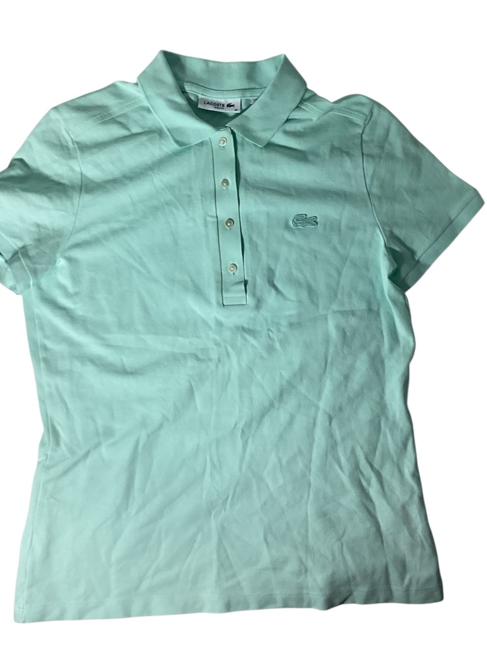 Lacoste Slim Fit Polo — Mint Green